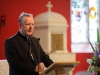 Archbishop Eamon Martin, Archbishop of Armagh and Primate of All-Ireland, speaking in St Macartan's Church, Augher, at the event to unveil a plaque in honour of Archbishop John Joseph Hughes. Â©Rory Geary/The Northern Standard