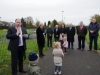 Cllr Seamus Coyle, Cathaoirleach of the Ballybay Clones Municipal District, speaking at the opening of Ballybay Town Park. Â©Rory Geary/The Northern Standard