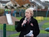 Minister for Culture, Heritage and Gaeltacht Heather Humphreys TD, speaking at the opening of the Ballybay Town Park, when it was officially opened on Monday morning last. Â©Rory Geary/The Northern Standard