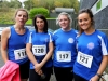 From left; Sinead Doherty, Flo OâHagan, Sharon Duffy and Lisa Brennan, taking part in the County League, Wetlands Running Club 5k run, held in Ballybay. Photo: Jimmy Walsh