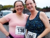 Francesca Traynor (left) and Joanne McEntee, taking part in the County League, Wetlands Running Club 5k run, held in Ballybay. Photo: Jimmy Walsh