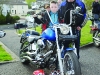 Emmet and Paddy Treanor at the Gone But Not Forgotten Bikers mass last Friday. Â©Rory Geary/The Northern Standard