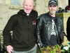 FR Tony Conlon and Alan Bell at the Gone But Not Forgotten Bikers Mass in Clones last Friday. Â©Rory Geary/The Northern Standard