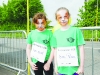 Aoife McKenna and Aiveen McElmeel at the Blackwater 10k. Â©Rory Geary/The Northern Standard