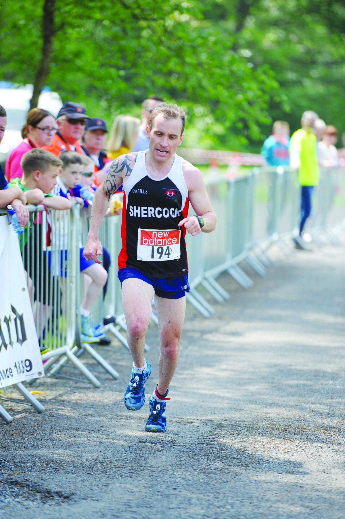 Paul Magee from Shercock AC, who was runner-up in the Blackwater 10k. Â©Rory Geary/The Northern Standard