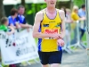 Mark Macklin, Monaghan Town Runners, as he finished the Blackwater 10k. Â©Rory Geary/The Northern Standard