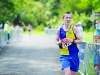 Shane Brady from Clones AC, finishing the Blackwater 10k. Â©Rory Geary/The Northern Standard