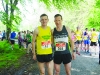 Conor Duffy and Dessie Duffy at the Blackwater 10k in Rossmore Park last Sunday. Â©Rory Geary/The Northern Standard