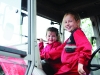 At the tractor run were Seanine and Aiobheann Treanor. Â©Rory Geary/The Northern Standard