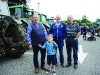 Pictured at the tractor run were Patsy McKenna, Oran McKenna, JIm Beggan and Brendan Keenan. Â©Rory Geary/The Northern Standard