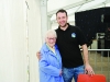 Mae McKenna with Darren Feeley at the Carrickroe Welcome Home Festival last weekend. Â©Rory Geary/The Northern Standard