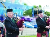 Some of the members of the Brantry Pipe Band playing at he Carrickroe Welcome Home Festival sports day. Â©Rory Geary/The Northern Standard
