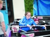 Some of the crowd on one of the fairground rides at the Carrickroe Welcome Home Festival sports day. Â©Rory Geary/The Northern Standard