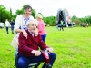George McMeel and Roisin Carragher at the sports day during the Carrickroe Welcome Home Festival. Â©Rory Geary/The Northern Standard