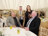 At the victorian tea party at Castle Leslie last week were (L-R) Kenny Boyd, Barry McKenna, Samantha Leslie and Davy Boyd. Â©Rory Geary/The Northern Standard