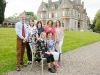 At the victorian tea party at Castle Leslie last week were staff of St Mary's National School, Glaslough. Behind (L-R) Mark Macklin, Patrica Ryan, Pauline McKenna, Joanna Cassudy and Elaine Gorman. Seated (L-R) Laura Marron and BrÃ­d Dowling. Â©Rory Geary/The Northern Standard