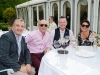 At the victorian tea party at Castle Leslie last week were (L-R) Gareth Corrigan, Trevor Cunningham, Ciaran Teague and Claire Cunningham. Â©Rory Geary/The Northern Standard