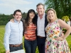 At Castle Leslie for the victorian tea-party was (L-R) Dwayne Colton, Antonia Leslie, Noel McMeel and Madeline McQuaid. Â©Rory Geary/The Northern Standard