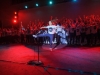 One of the students during the performance at Castleblayney College, along with The Young Americans. Â©Rory Geary/The Northern Standard
