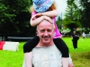 Frankie Reavey and daughter, at the Clones Canal Festival. Â©Rory Geary/The Northern Standard