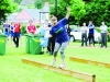 One of the Trolley Dollies team during the Its A Knockout event. Â©Rory Geary/The Northern Standard