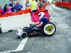 Damien Courtney during one his runs in the Clones Canal Festival soapbox race. Â©Rory Geary/The Northern Standard