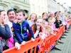 James McManus cheering on his pig at the pig racing at the Clones Canal Festival. Â©Rory Geary/The Northern Standard