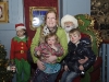 Ruth, Ethan and Hanna Francey with Santa, when he visited Clones, with support from Supervalu Clones. Â©Rory Geary/The Northern Standard