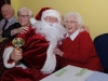Rosemary McSkeane with Santa at the Clontibret Social Club Christmas Party. Â©Rory Geary/The Northern Standard