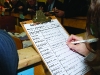 A tally sheet at the Cavan-Monaghan Count Centre on Saturday morning last.  Pic.  Pat Byrne.