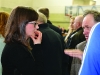 Anxious moments Kathryn Reilly Sinn Fein at the Cavan-Monaghan Count Centre on Saturday last.  Pic.  Pat Byrne.