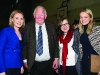Former Fine Gael TD Seymour Crawford with (L-R) Eva Humphreys, Tara Humphreys and Ciara McPhillips at the Cavan-Monaghan Count Centre on Saturday evening last.  Pic.  Pat Byrne.