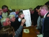 Checking the spoilt votes at the Cavan-Monaghan Count Centre on Saturday last.  Pic.  Pat Byrne.