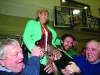 Heather Humphreys celebrates her re-election at the Cavan-Monaghan Count Centre.  Pic.  Pat Byrne.