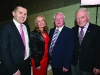 Dr. Rory O'Hanlon former Ceann Comhairle and Cavan-Monaghan TD, pictured with Fianna FÃ¡il candidates (L-R) Mike Durkan, Niamh Smyth and Brendan Smith at the Cavan-Monaghan Count Centre on Sunday evening last.  Pic.  Pat Byrne.