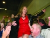 Newly elected Niamh Smyth (Fianna FÃ¡il) celebrating her election to the 32nd DÃ¡il in the Cavan Count Centre on Sunday evening last.  Pic.  Pat Byrne.