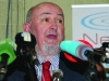 Caoimhghin Ã CaolÃ¡in (Sinn Fein) speaking after his re-election to the 32nd DÃ¡il.  Pic.  Pat Byrne.