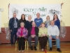 Members of the Emyvale Tidy Town's at their 50th anniversary celebrations in the Emyvale Leisure Centre. In photo are front (L-R) Angela McCaffrey, Seamus McAree, Nancy McCluskey and Eddie McGorman. Behind (L-R) John Finn, chairman, Patrica Ryan, secretary, Karen Fields, Enda Fields, treasurer, Norah Ryan and Mary Flynn. Â©Rory Geary/The Northern Standard