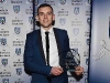 Brian Flanagan with his award for Senior Hurler of the Year. Â© Northern Standard