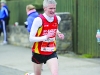Chairman of the Monaghan County Athletics Board, Alan Clarke, finishing the Glaslough Harriers 5k. Â©Rory Geary/The Northern Standard