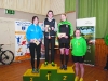 The senior ladies winners at the presentation are (L-R) Donna Moen, 3rd, Rebecca Henderson, Dromore, Ann Linden, 2nd and Charlotte Connolly, Glaslough Harriers. Â©Rory Geary/The Northern Standard