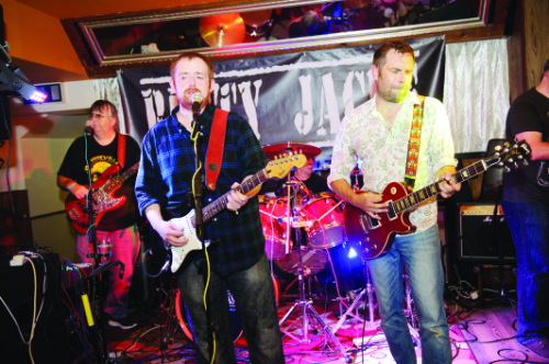 The Rusrty Jacks during their gig at The Squealing Pig. Â©Rory Geary/The Northern Standard