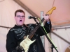 James Oliver playing lead guitar with GlÃ¡s at The Westenra Hotel. Â©Rory Geary/The Northern Standard