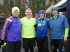 At the McKenna Family 5k in Rossmore Park in aid of the Kevin Bell Repatriation Fund were (L-R) Raymond Aughey, Robbie Gallagher, Lesley Crawford and Willie Cullen. Â©Rory Geary/The Northern Standard