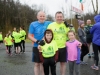 At Rossmore Park for the 5k that was held in aid of the Kevin Bell Repatriation Fund were John Kelly, Ryan Kelly, Niall Kelly and Tara Kelly. Â©Rory Geary/The Northern Standard