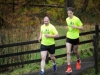 Paddy and Stuart Douglas finishing the McKenna Family 5k for the Kevin Bell Repatriation Fund. Â©Rory Geary/The Northern Standard