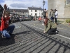 Two people playing marbles at the Monaghan 1916 Brought Back To Life event. Â©Rory Geary/The Northern Standard