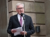 Canadian Ambassador to Ireland Kevin Vickers speaking at the Monaghan Canada Day celebrations, which were held last Saturday in Monaghan Town. Â©Rory Geary/The Northern Standard