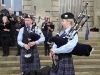 Brian and Lorna Morgan from the O'Neill Pipe Band, Clontibret, playing the bagpipes at the Monaghan Canada Day celebrations. Â©Rory Geary/The Northern Standard