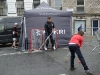 Belfast Giants ice-hockey coach, Adam O'Keefe, giving a demonstration of ice hockey skills during the Monaghan Canada Day celebrations. Â©Rory Geary/The Northern Standard